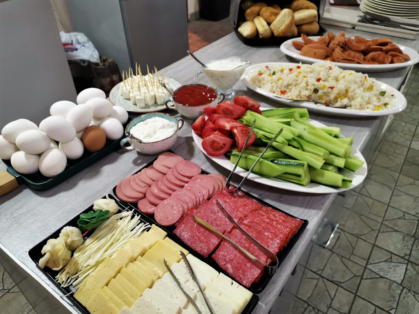 Colazione al The Friends di Yerevan Colazione al The Friends di Yerevan