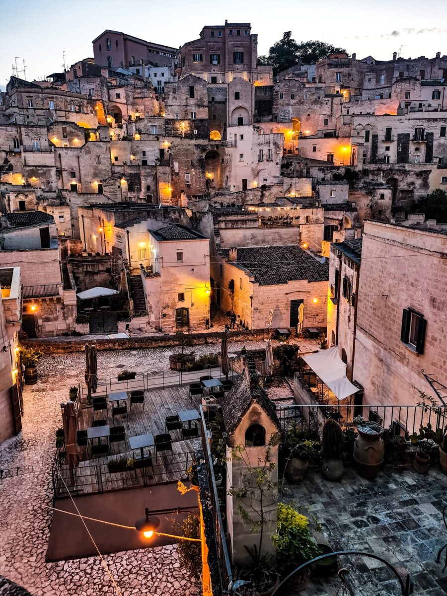 Si accendono le luci a Matera Si accendono le luci a Matera