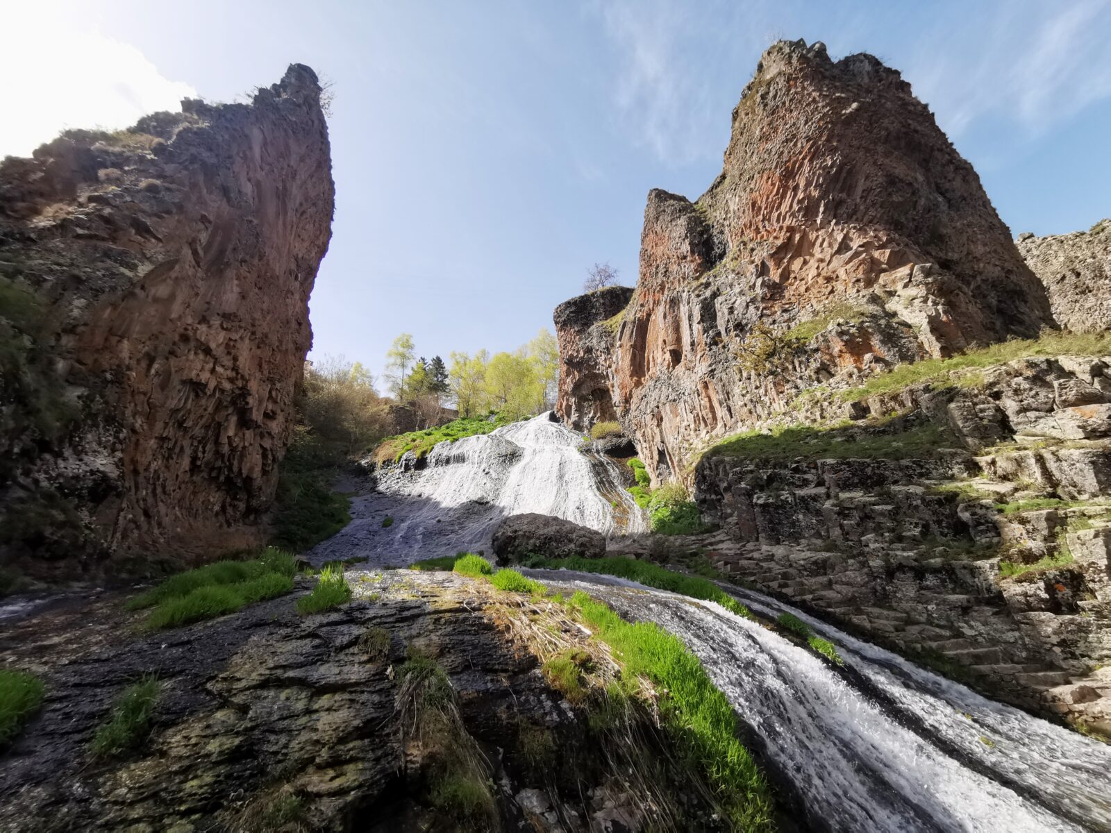 La cascata di Jermuk La cascata di Jermuk