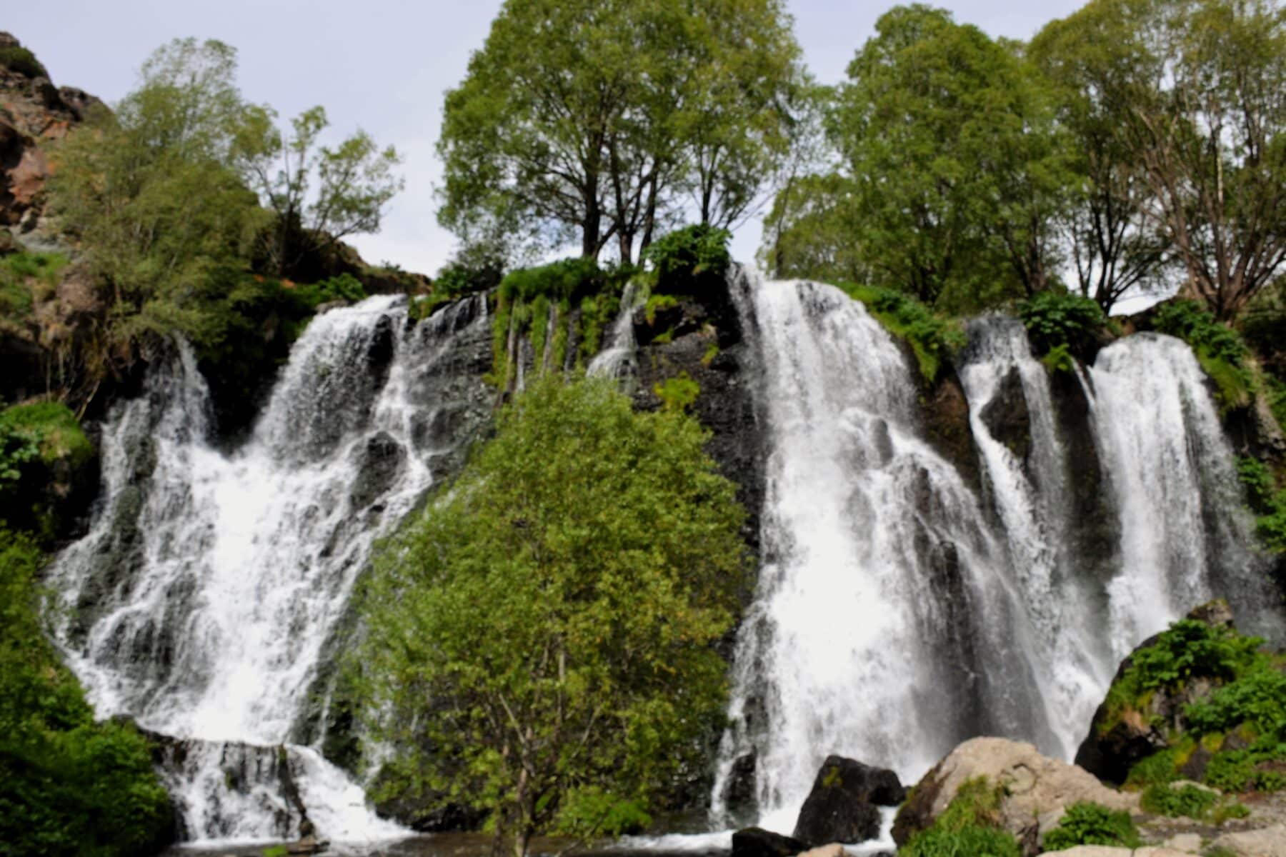 La cascata di Shaki La cascata di Shaki