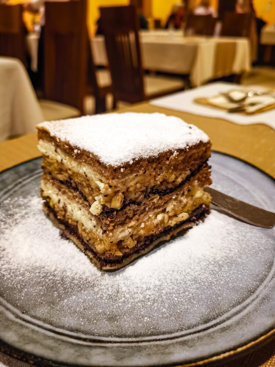 La gibanica, dolce tipico del Prekmurje La gibanica, dolce tipico del Prekmurje