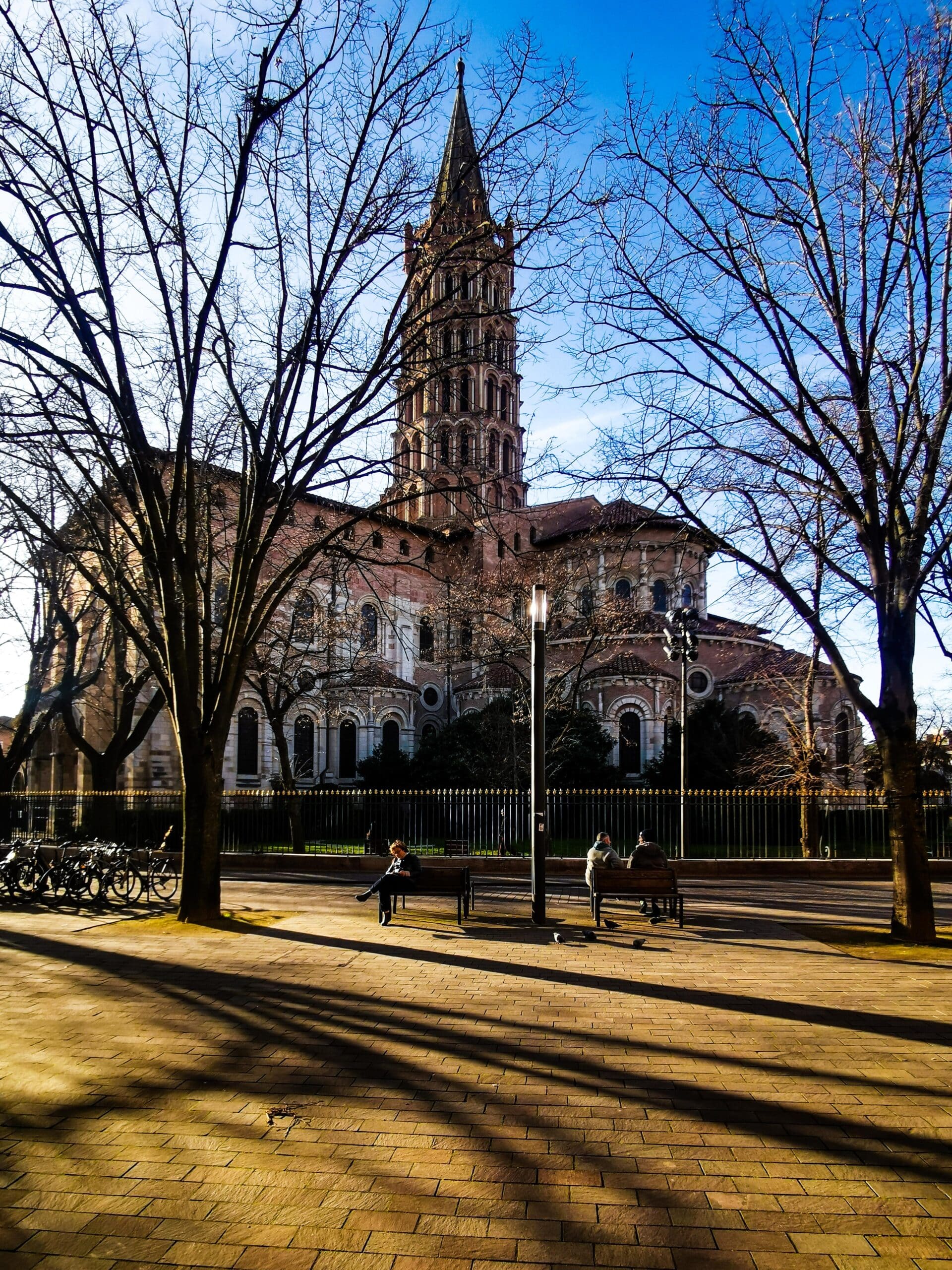 Uno scorcio della basilica di Saint Sernin Uno scorcio della basilica di Saint Sernin