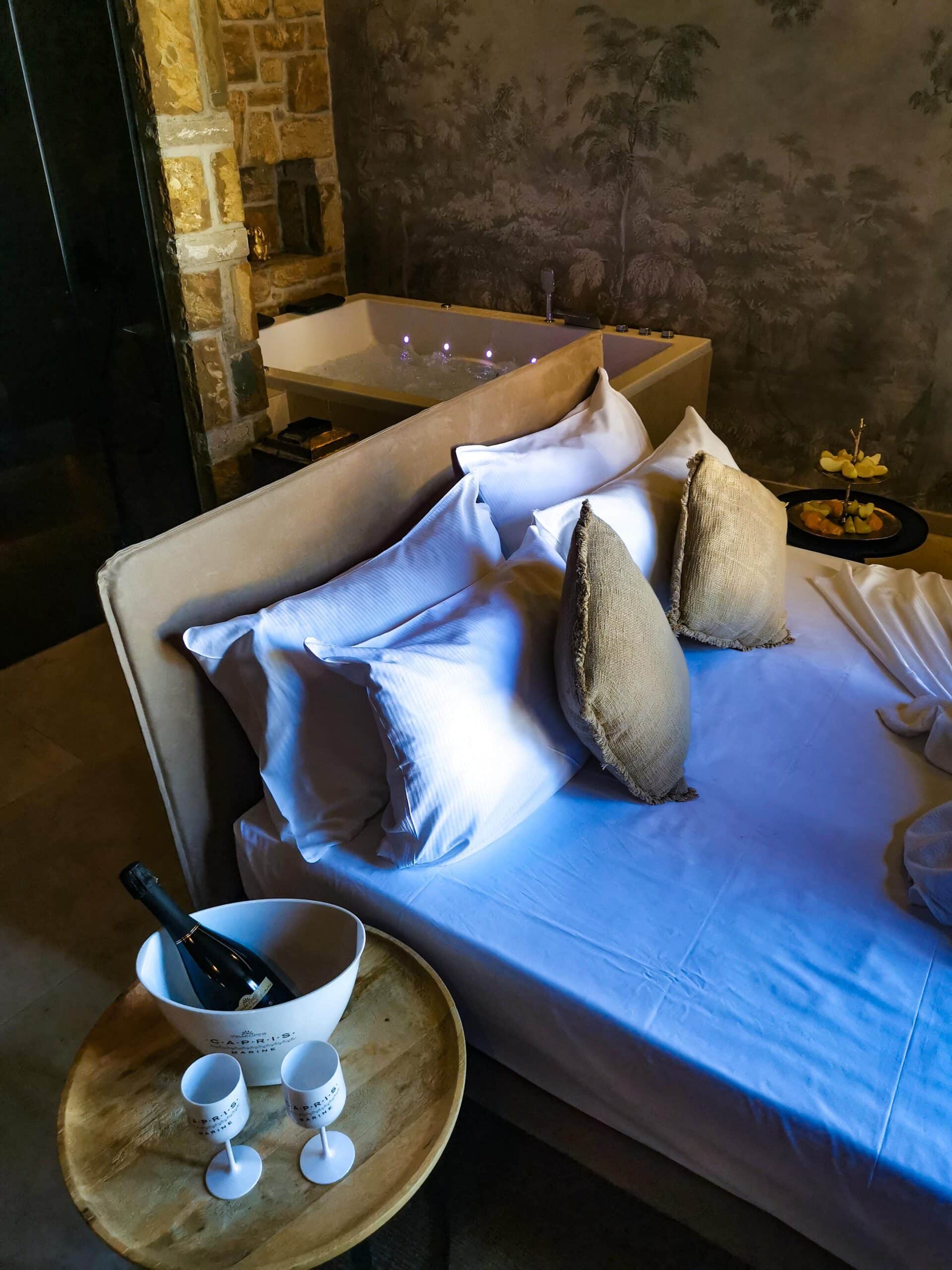 La camera con spa privata di Vila Robida La camera con spa privata di Vila Robida