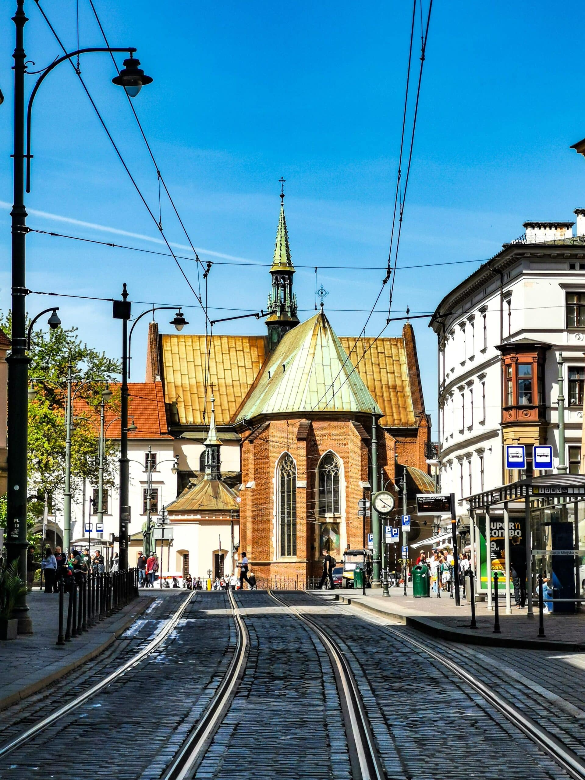 La vista dall'abside della chiesa dei Francescani La vista dall'abside della chiesa dei Francescani