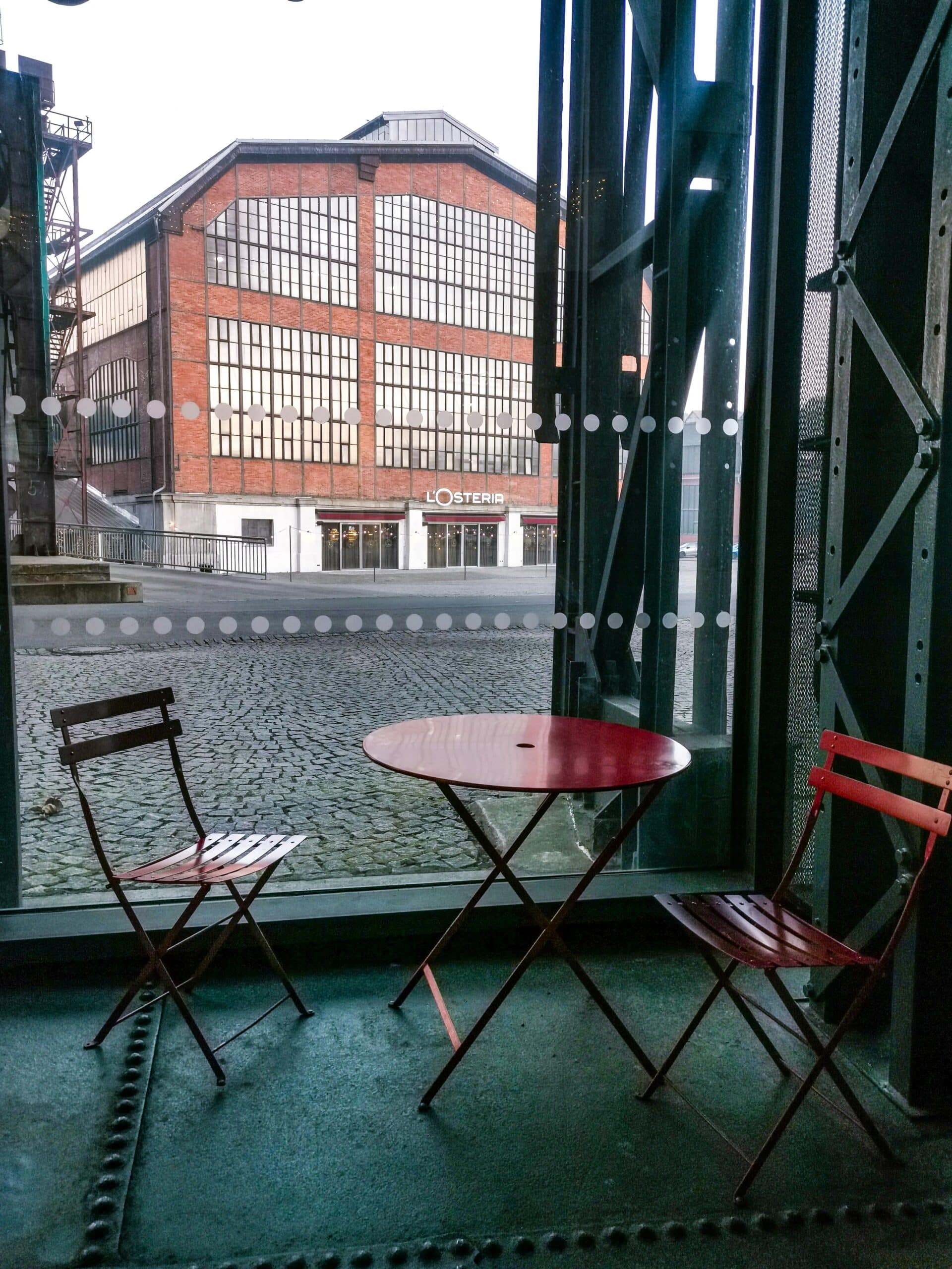 Il bar nel gasometro di Dolní Vítkovice Il bar nel gasometro di Dolní Vítkovice