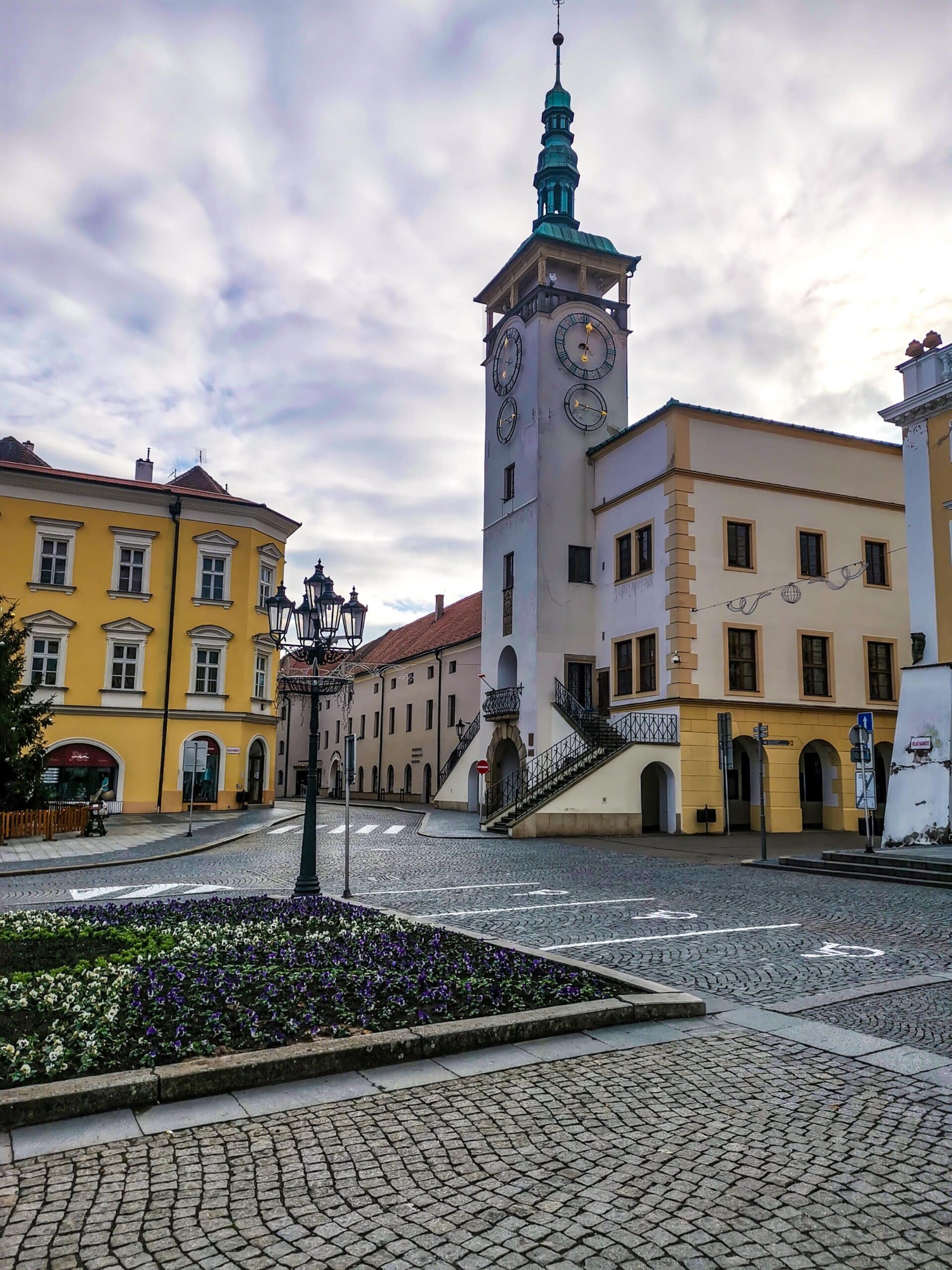 Scorcio della piazza centrle di Kroměříž Scorcio della piazza centrle di Kroměříž