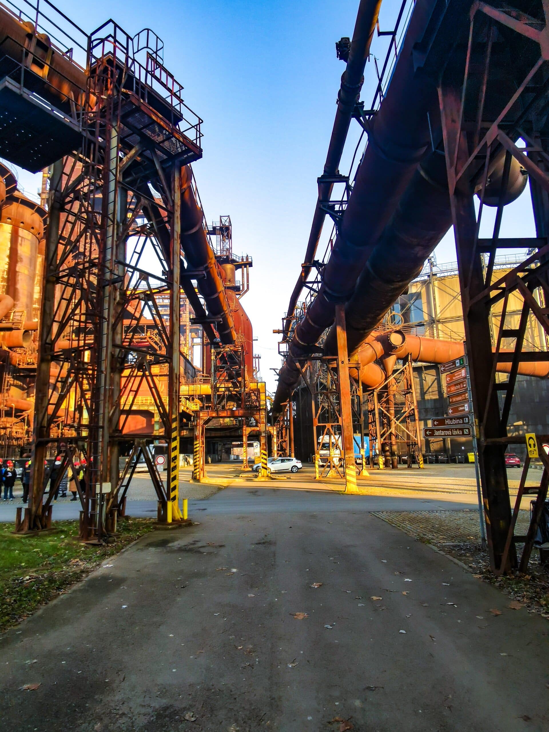 Uno scorcio del sito industriale di Dolní Vítkovice Uno scorcio del sito industriale di Dolní Vítkovice