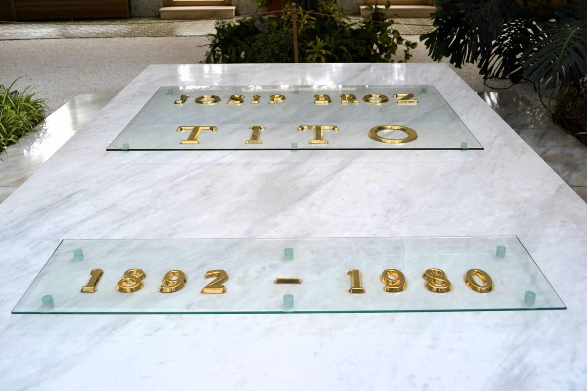 La tomba di Tito nel museo La tomba di Tito nel museo