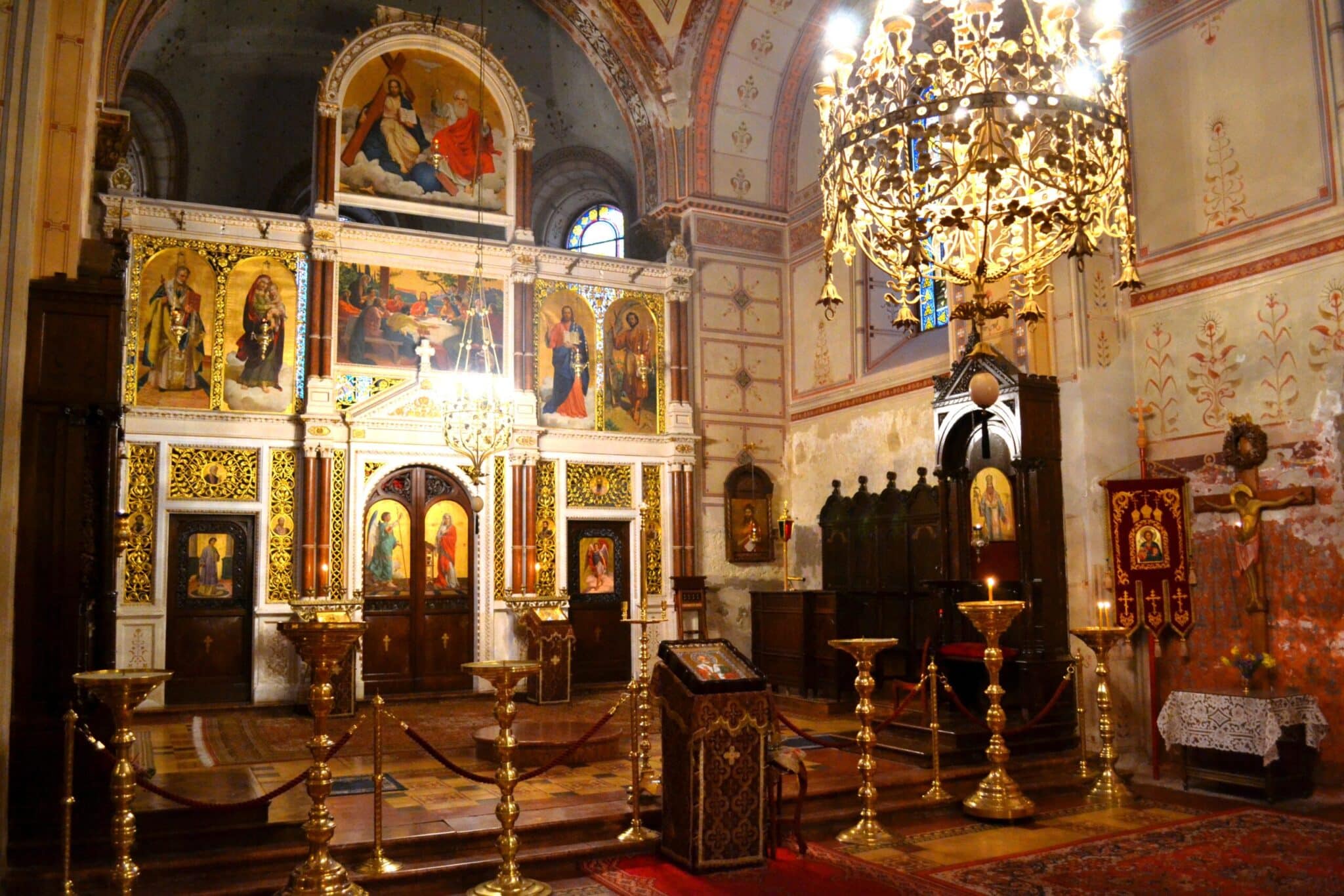 L'interno del monastero di Grgeteg L'interno del monastero di Grgeteg