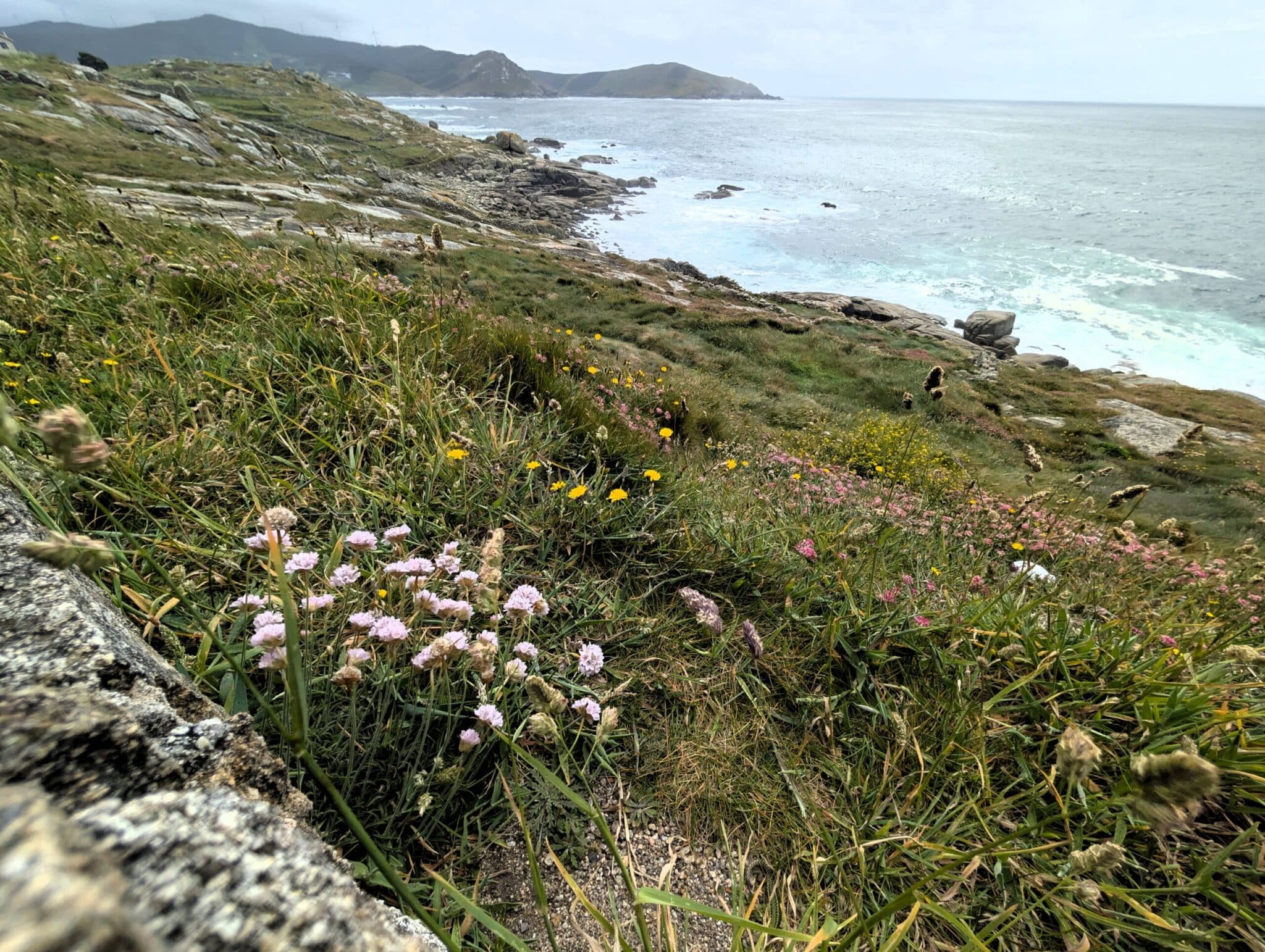 La costa dal faro di Muxia La costa dal faro di Muxia