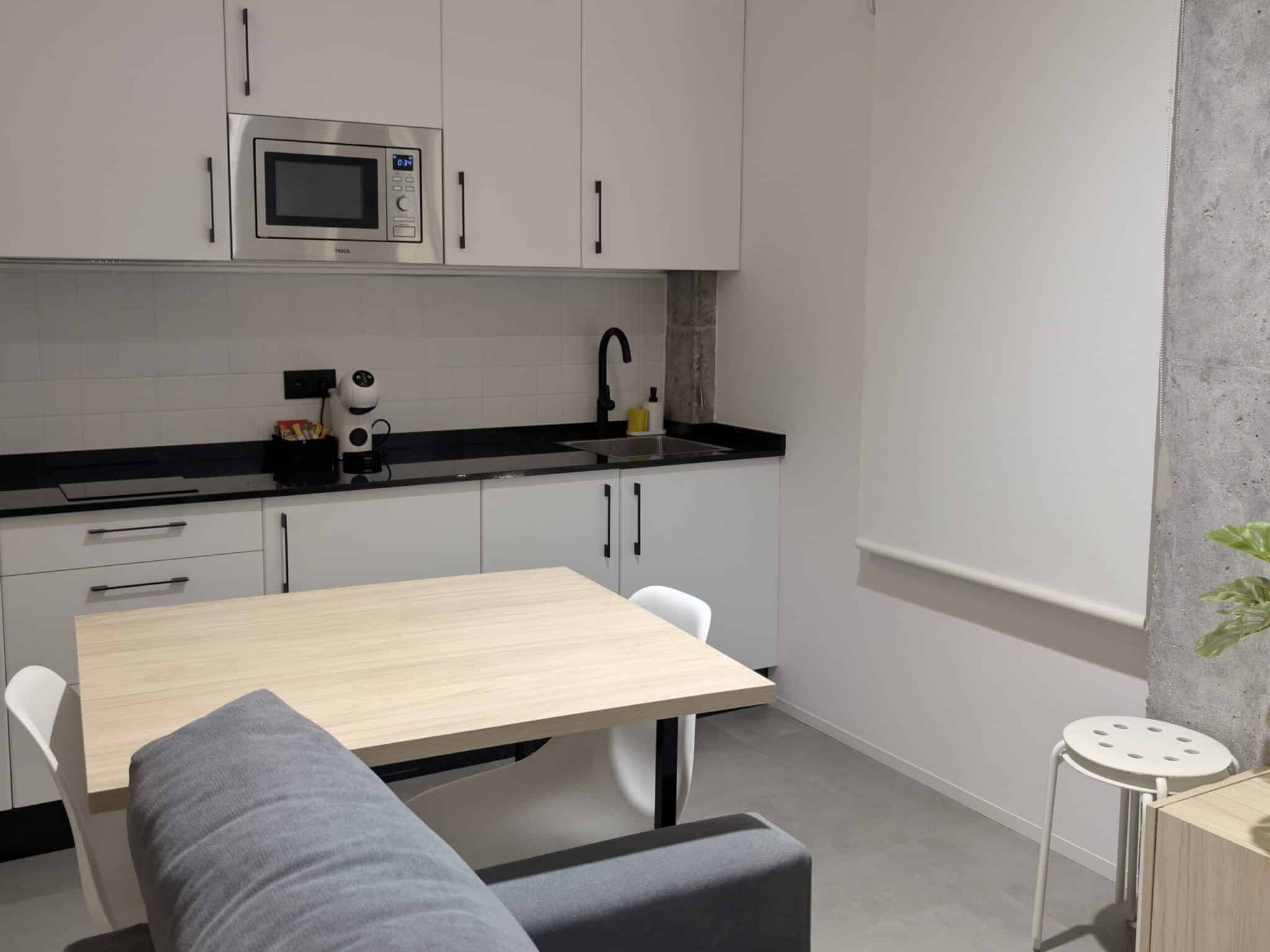 La zona giorno di Ponteloft Xeitoso La zona giorno di Ponteloft Xeitoso