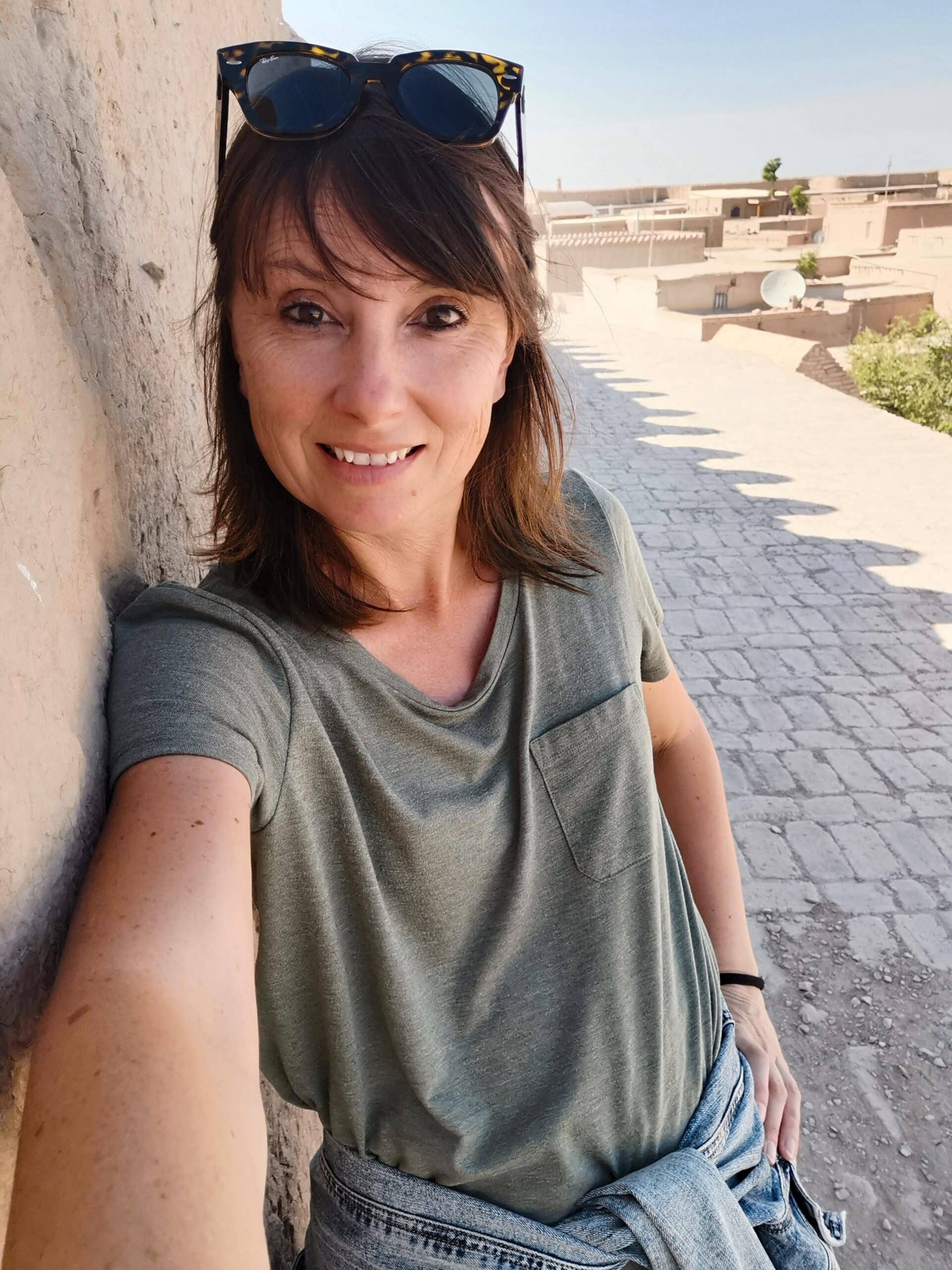 Sulle mura di Khiva Sulle mura di Khiva