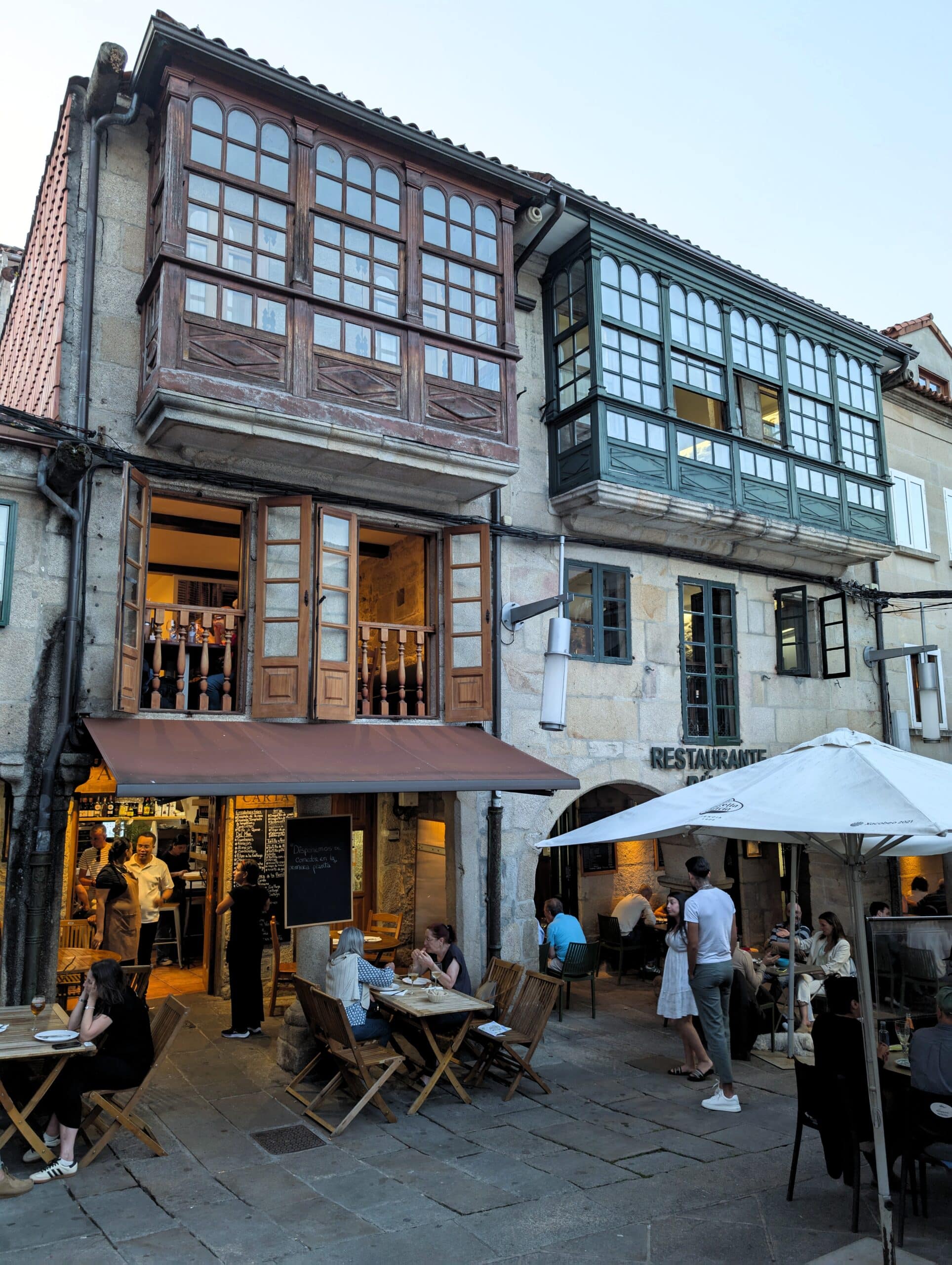 Uno scorcio del centro storico di Pontevedra Uno scorcio del centro storico di Pontevedra