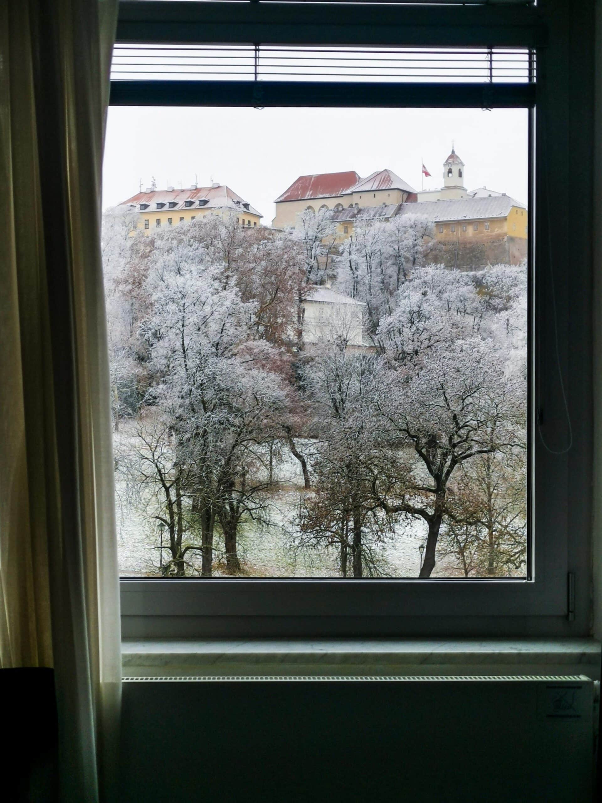 Vista dalla finestra della mia camera all'Hotel International Vista dalla finestra della mia camera all'Hotel International