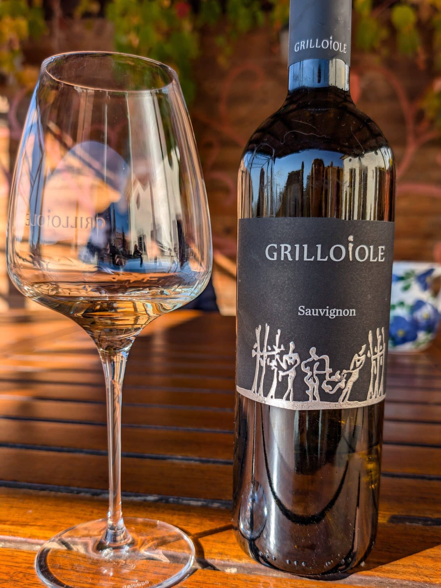 Degustazione in terrazza al sole autunnale Degustazione in terrazza al sole autunnale