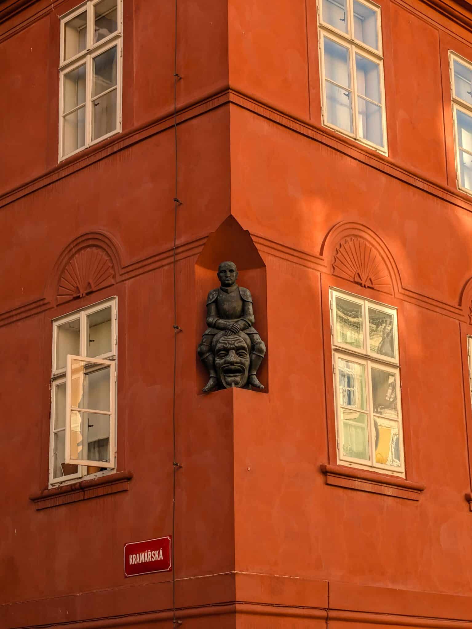 Dettagli delle case dello Špalíček Dettagli delle case dello Špalíček