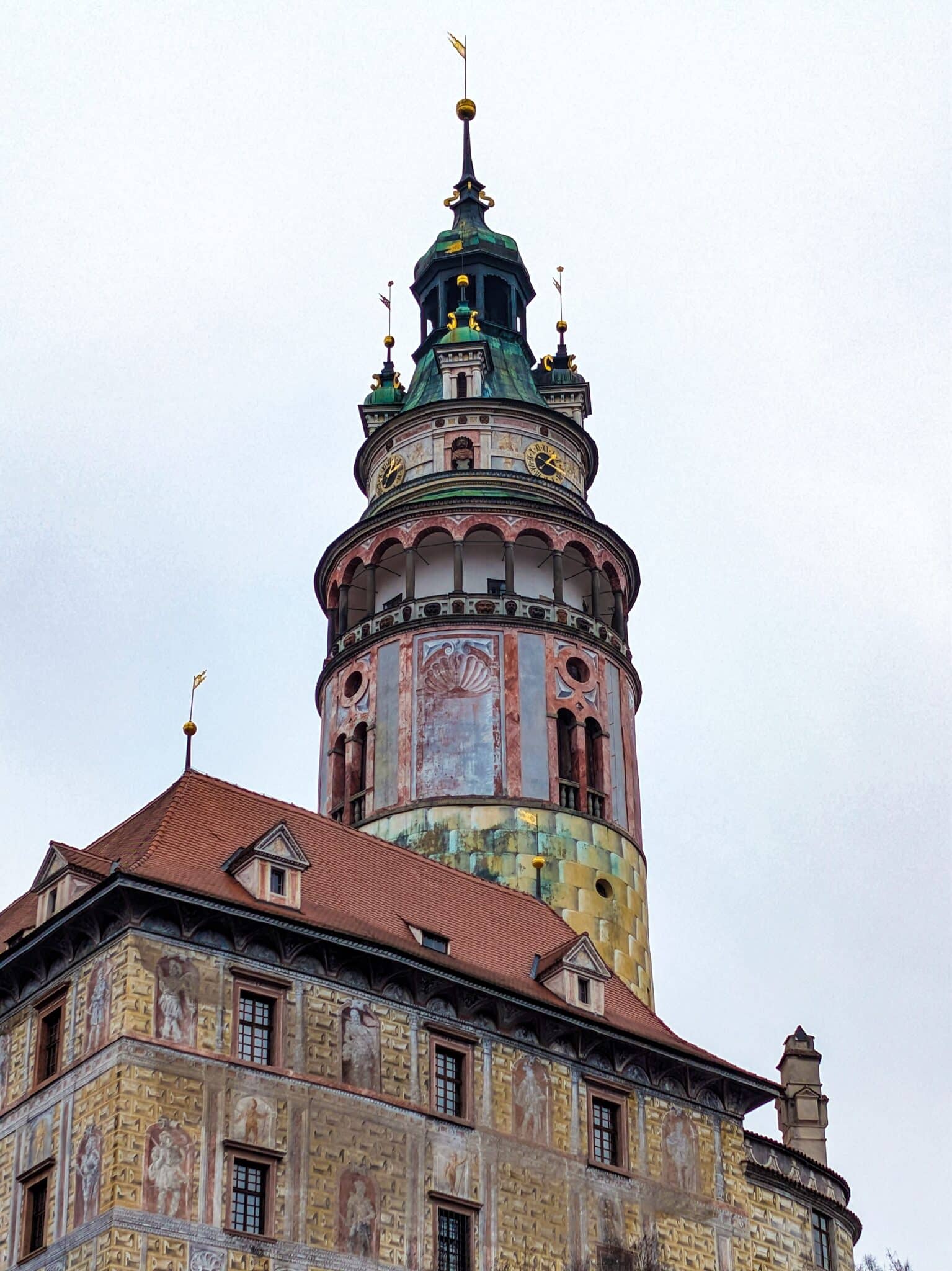 Dettaglio della torre del castello Dettaglio della torre del castello