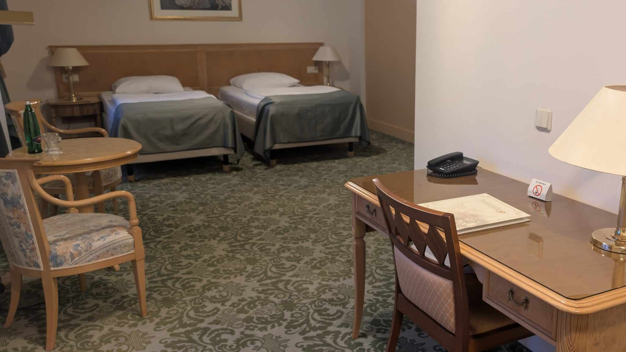 La mia camera al Grandhotel Ambassador La mia camera al Grandhotel Ambassador