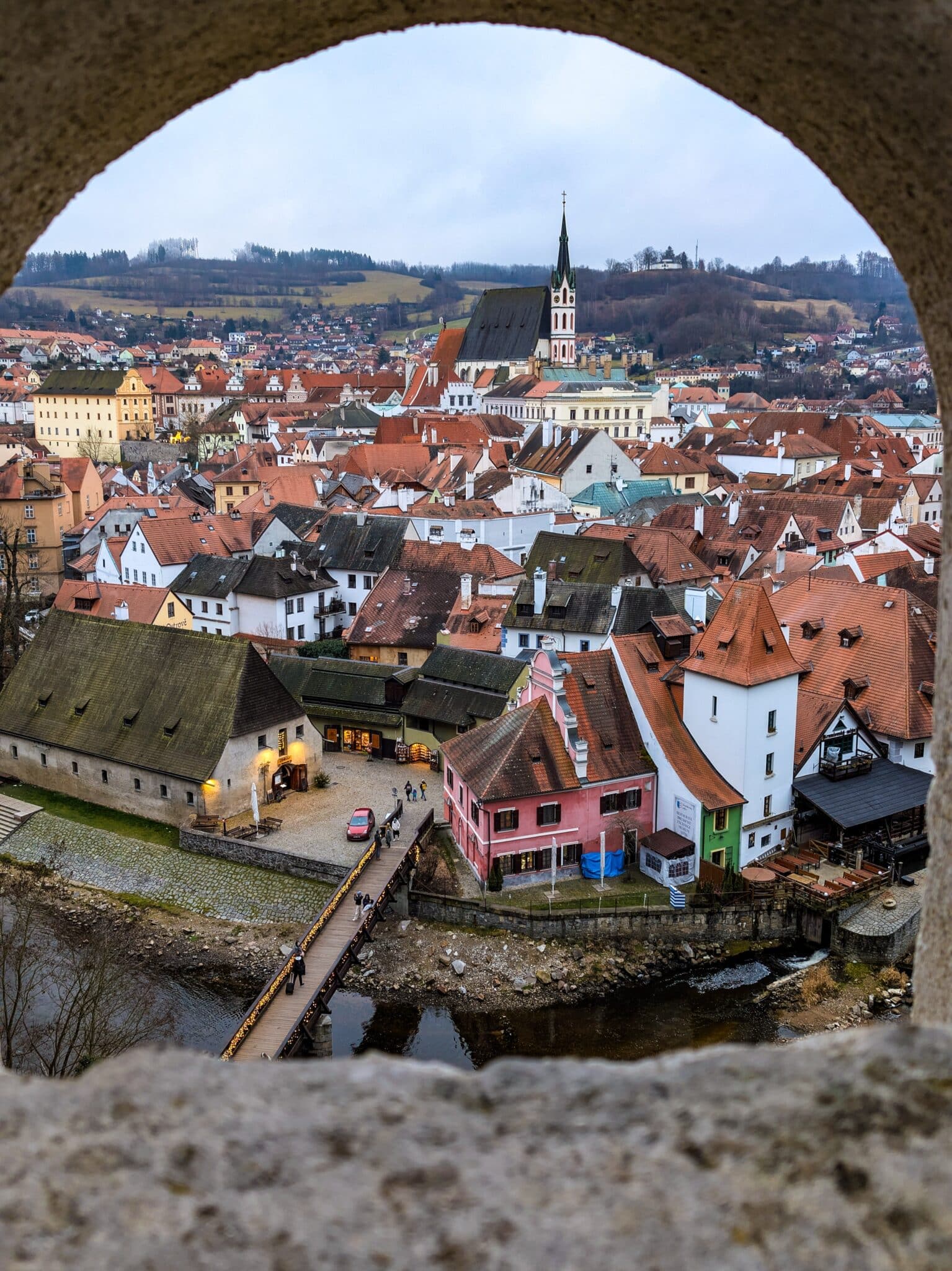 Scorcio dalle mura del castello Scorcio dalle mura del castello