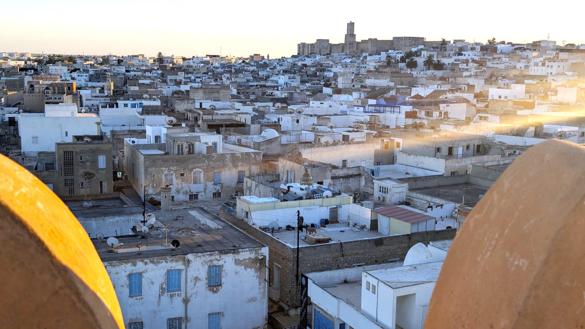 Sousse dalla torre del Ribat Sousse dalla torre del Ribat