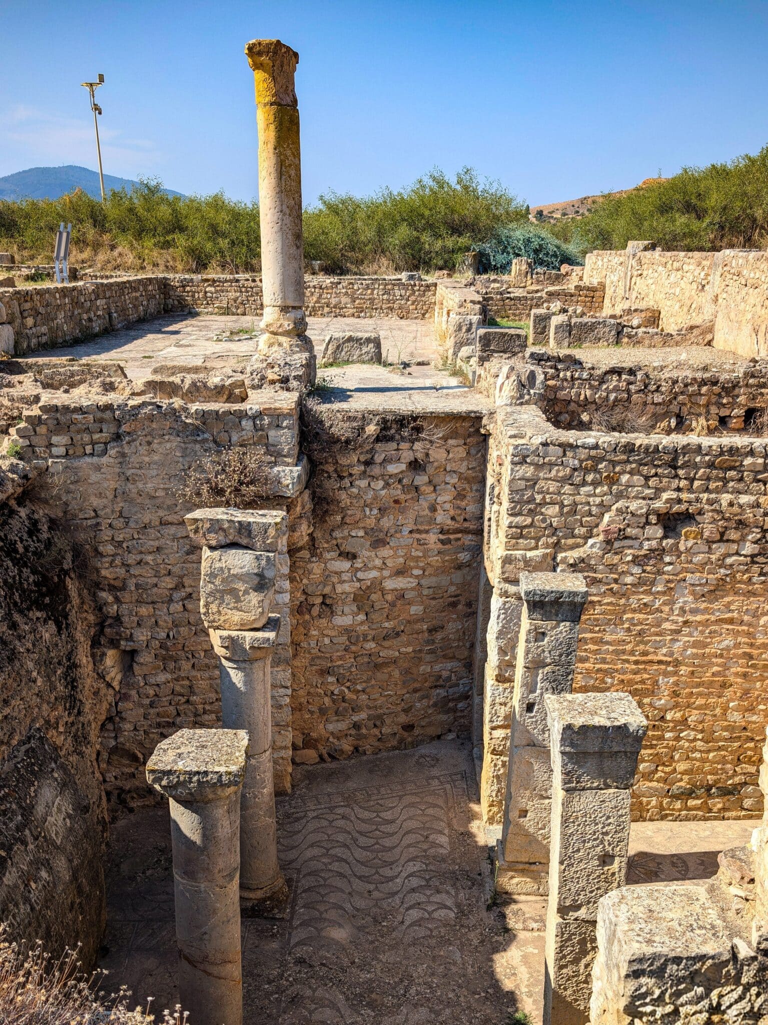 Una delle case nobiliari nel sito di Bulla Regia Una delle case nobiliari nel sito di Bulla Regia
