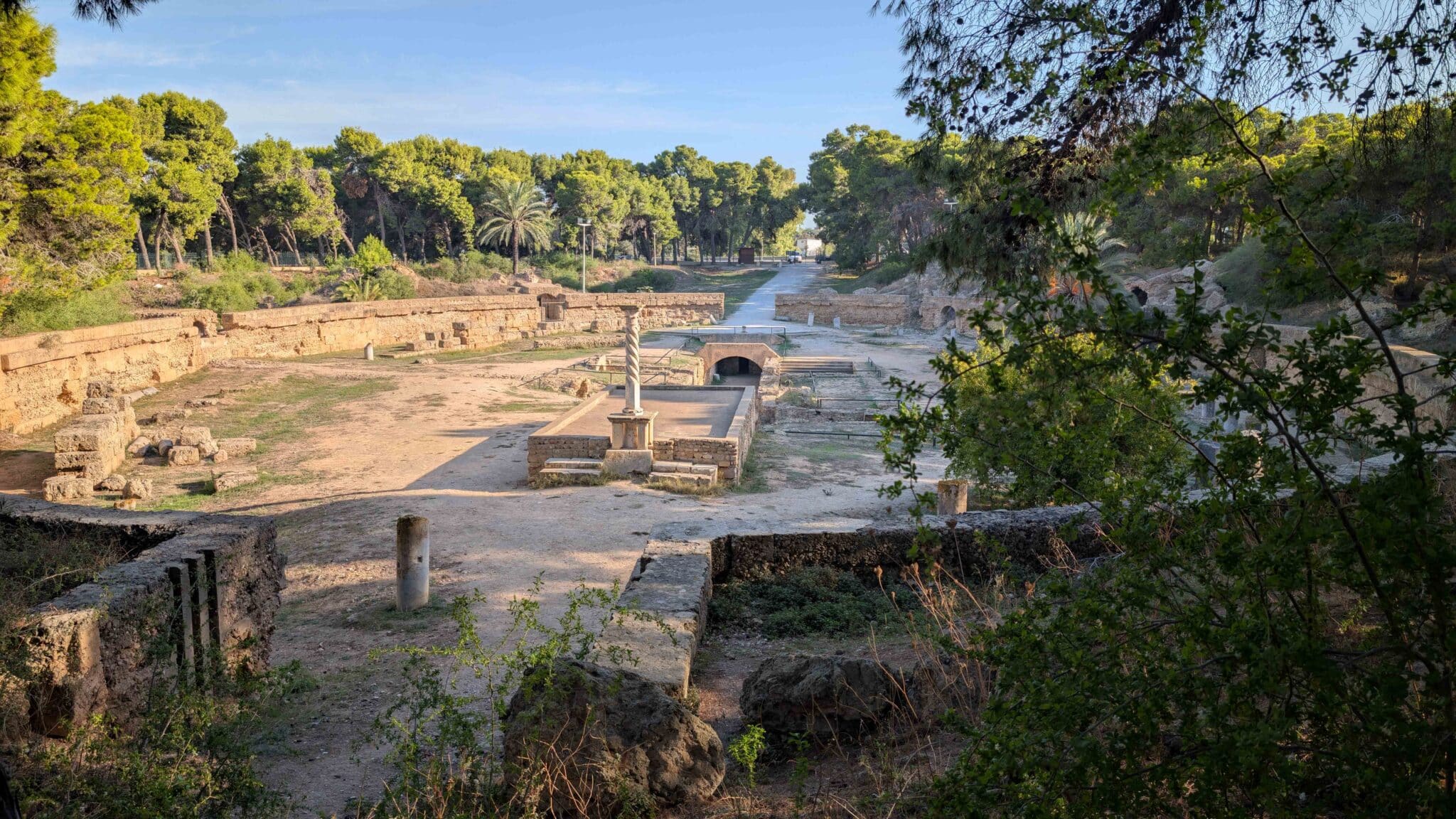 Uno dei siti dell'antica Cartagine Uno dei siti dell'antica Cartagine