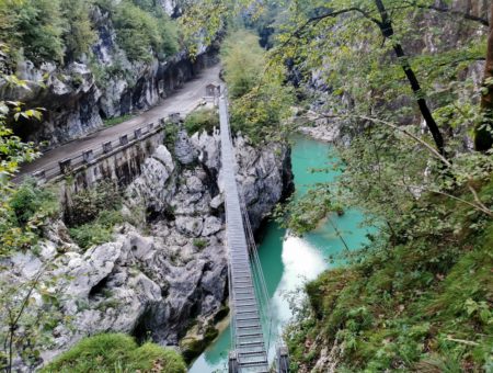 Dolomiti friulane: il Ponte Tibetano sulla Forra sul Cellina