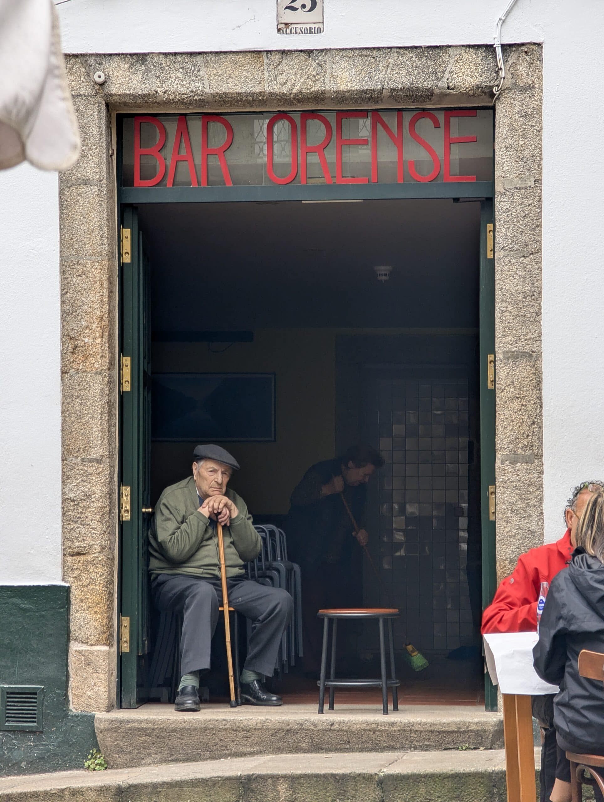 Un bar nel centro storico di Santiago de Compostela