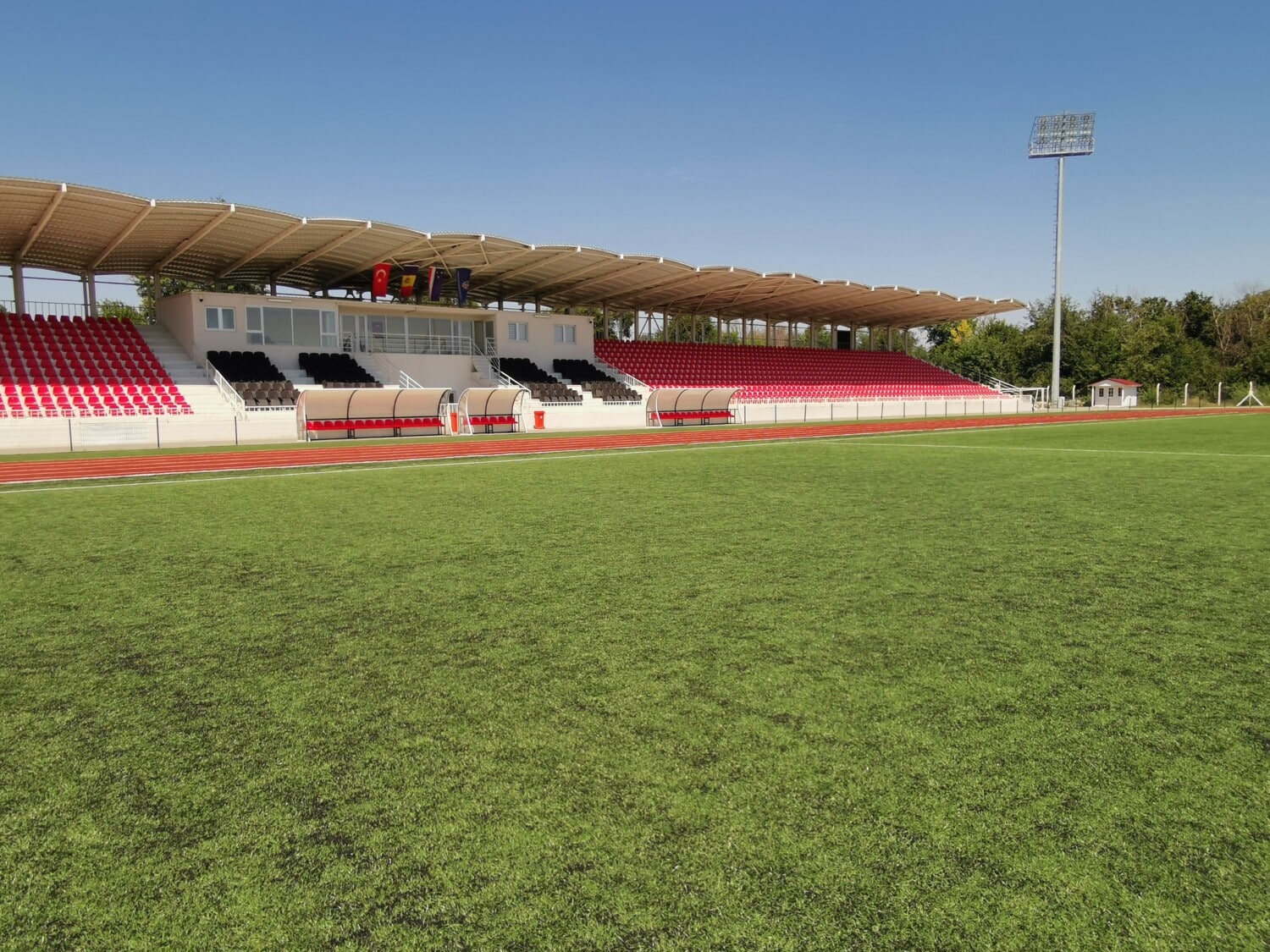 Il nuovo stadio a Comrat